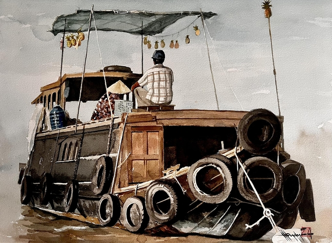 xuoi-dong-145619_883.jpg 'Xuôi dòng'.