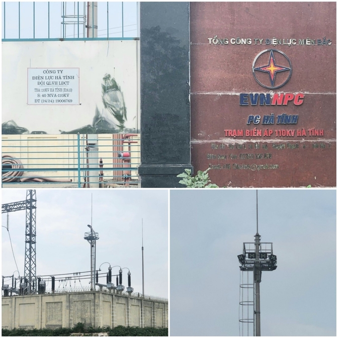 z5446428764347_5ca01227bebaee04b229cc48a6225f0d-152721_289.jpg Trạm biến áp 110kV bật đèn chiếu sáng cả đêm và ánh sáng này tỏa ra các ruộng lúa xung quanh. Ảnh: TN.