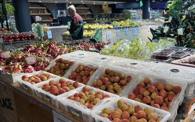 Egg-shaped lychees are on supermarket shelves in Australia.