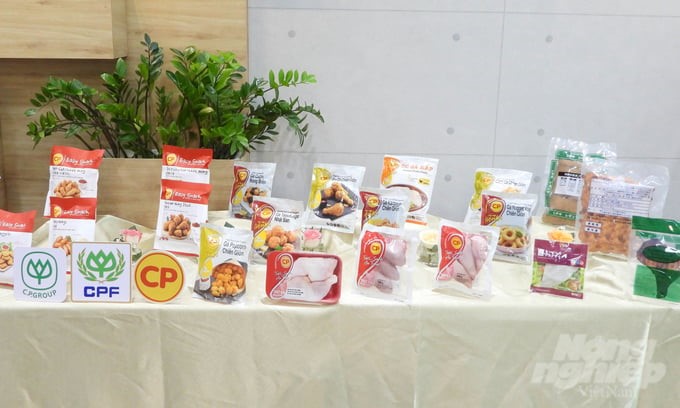 Livestock products are prepared by CPV Food Binh Phuoc, serving domestic and foreign markets. Photo: Tran Trung.