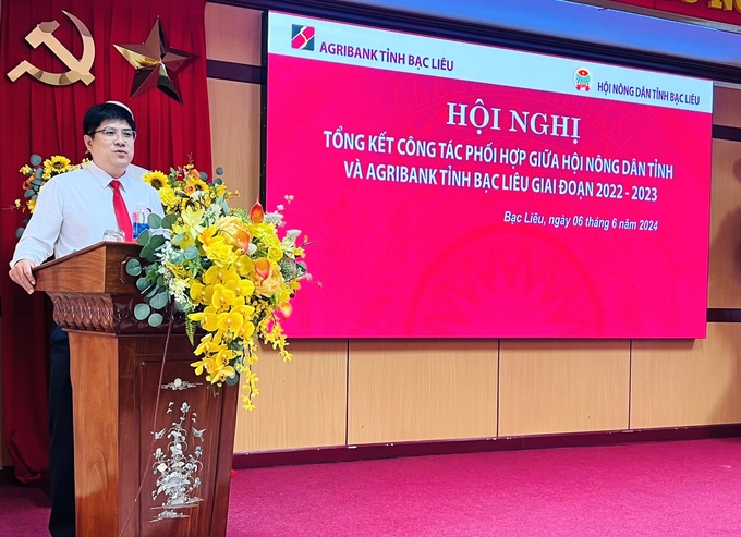 agribank-bac-lieu-day-manh-hoat-dong-cho-vay-qua-cac-to-nong-dan-105910_979.jpg Ông Dương Quốc Sử, Giám đốc Agribank Bạc Liêu cho biết, sẽ tiếp tục phối hợp với Hội Nông dân đẩy mạnh cho vay qua tổ. Ảnh: Minh Khương.