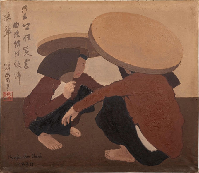 448130970_914277164043936_5219091017291899166_n-211712_895.jpg Tác phẩm 'Người hát dân ca' của danh họa Nguyễn Phan Chánh.