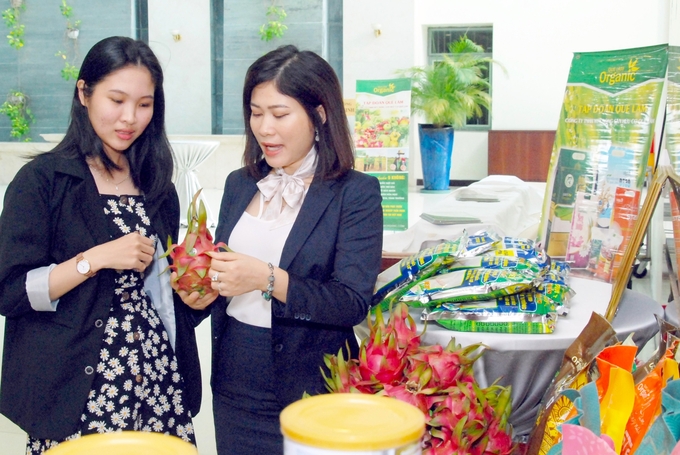 Với sự đồng hành của doanh nghiệp, các mô hình sản xuất nông nghiệp hữu cơ có thêm trợ lực, thúc đẩy mở rộng vùng nguyên liệu, đầu ra sản phẩm thuận lợi. Ảnh: Kim Anh.