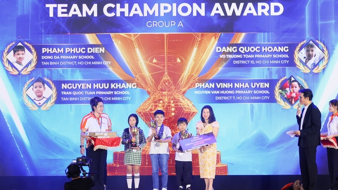 Quán quân hạng mục đội nhóm Bảng A toàn quốc thuộc về Nhóm A.18 của Khu vực miền Nam. Ảnh: iSmart.