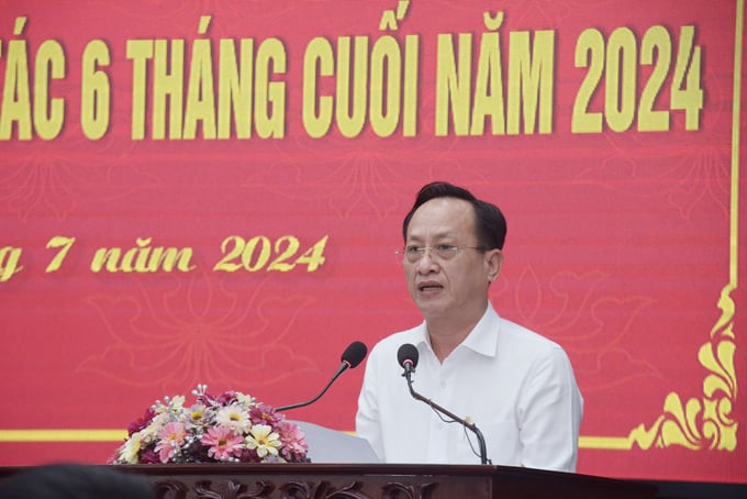 Ông Phạm Văn Thiều, Chủ tịch UBND tỉnh Bạc Liêu. Ảnh: Trọng Linh.