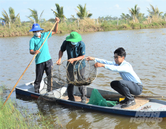 Sản lượng thủy sản nuôi của Kiên Giang tăng khá từ đầu năm đến nay. Ảnh: Trung Chánh.