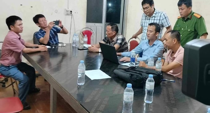 z5606860421529_cd89b8eacd9fef042a880618573209c3-131915_643.jpg Đoàn Kiểm tra làm việc tại xoay quanh nội dung của Công ty TNHH Thiếc Hà An. Ảnh: Huy Nhâm.