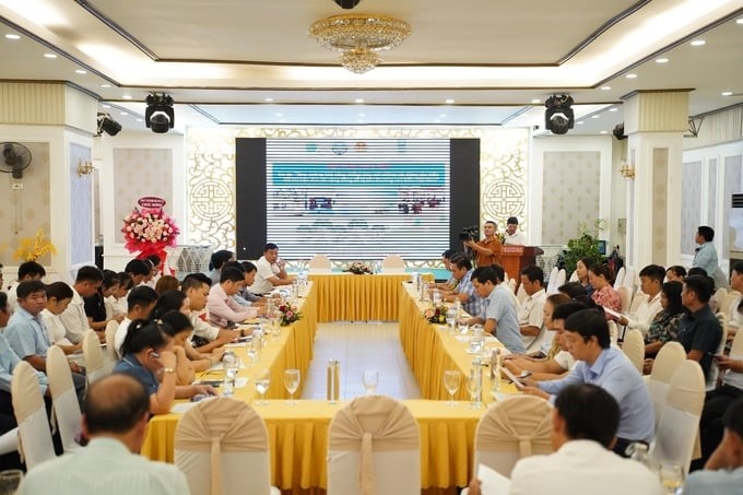 Conference summarizing the project 'Strengthening resilience to the impacts of climate change for vulnerable coastal communities in Vietnam' (GCF). Photo: Cong Dien.