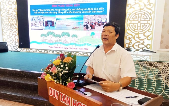 Mr. Le Van Anh, Deputy Director of the Thua Thien - Hue Department of Agriculture and Rural Development. Photo: Cong Dien.