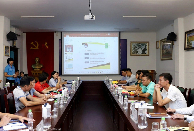 vff-124819_852.jpg Liên đoàn bóng đá Việt Nam họp về các nội dung giải nữ U16 quốc gia 2024. Ảnh: VFF