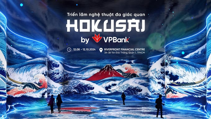 Triển lãm nghệ thuật đa giác quan Hokusai được tổ chức bởi VPBank từ 12/8 – 12/10.
