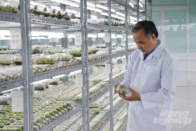 Ho Chi Minh City High-Tech Agricultural Park has transferred many models of applying science and technology, many varieties of plants and animals to many cooperatives, farmers, and enterprises in Ho Chi Minh City and the whole country in recent times. Photo: Nguyen Thuy.