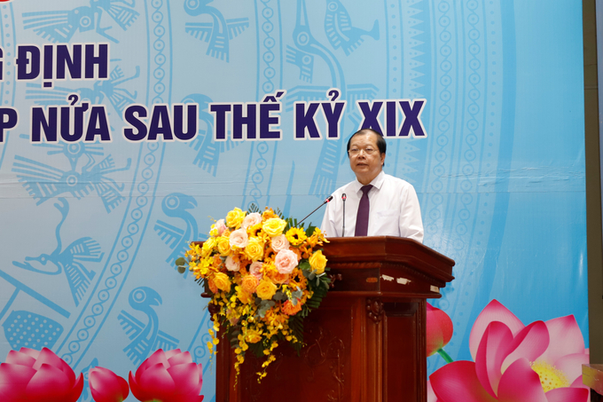 truongdinh3-154357_69.jpg Đại biểu phát biểu tham luận tại hội thảo. Ảnh: Minh Đảm.