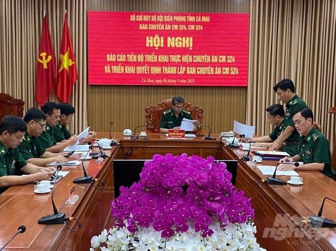 z5747904271356_e02f631e313233cb9e63860b155fc771-112524_286-112524.jpg Ban Chuyên án 324 họp triển khai thực hiện nhiệm vụ. Ảnh: Hoàng Tá.