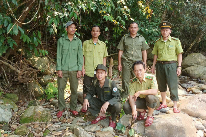 hue-va-da-nang-ky-ket-quy-che-phoi-hop-bao-ve-rung-vung-giap-ranh-140531_396.jpg Lực lượng tuần tra bảo vệ rừng ở tỉnh Thừa Thiên - Huế. Ảnh: CĐ.