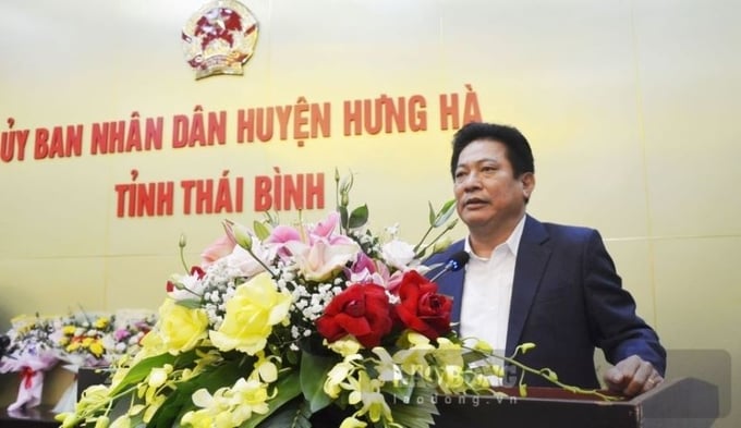 nguyen-xuan-duong1-101157_604.jpg Ông Nguyễn Xuân Dương khi còn giữ chức vụ Chủ tịch UBND huyện Hưng Hà. Ảnh: Cổng TTĐT huyện Hưng Hà.