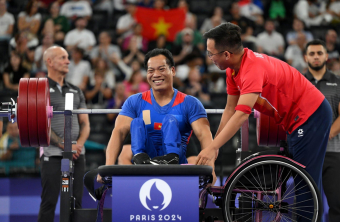 Lê Văn Công giành HCĐ duy nhất cho thể thao người khuyết tật Việt Nam. Ảnh: GettyImage.