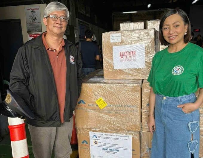 On August 30, 2024, KPP Powers Commodites Inc. - the vaccine importer received a shipment of 150,000 doses of AVAC ASF LIVE vaccine. Photo: HT.