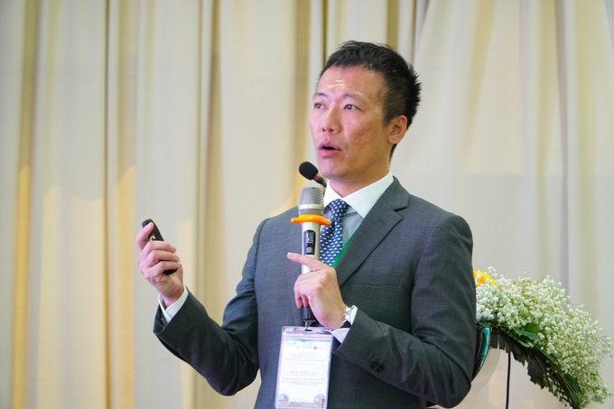 Representatives of Taiwan ICDF pledged to accompany countries in the CABIN project to improve low-emissions rice cultivation capability for farmers in Southeast Asia. Photo: Kim Anh.
