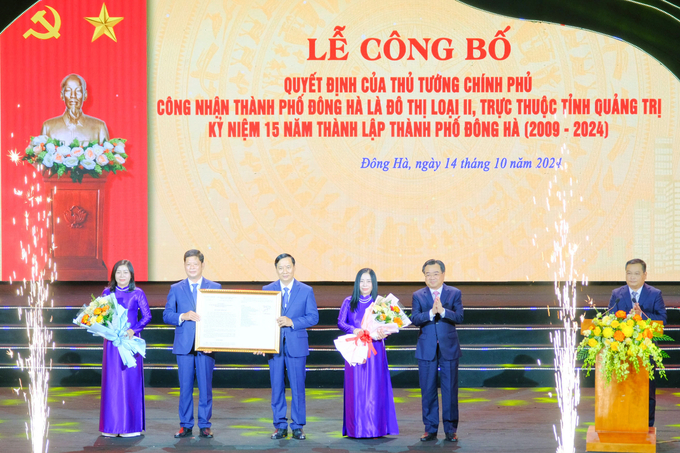 dong-ha-113953_413.jpg Công nhận thành phố Đông Hà là đô thị loại II, trực thuộc tỉnh Quảng Trị. Ảnh: Võ Dũng.