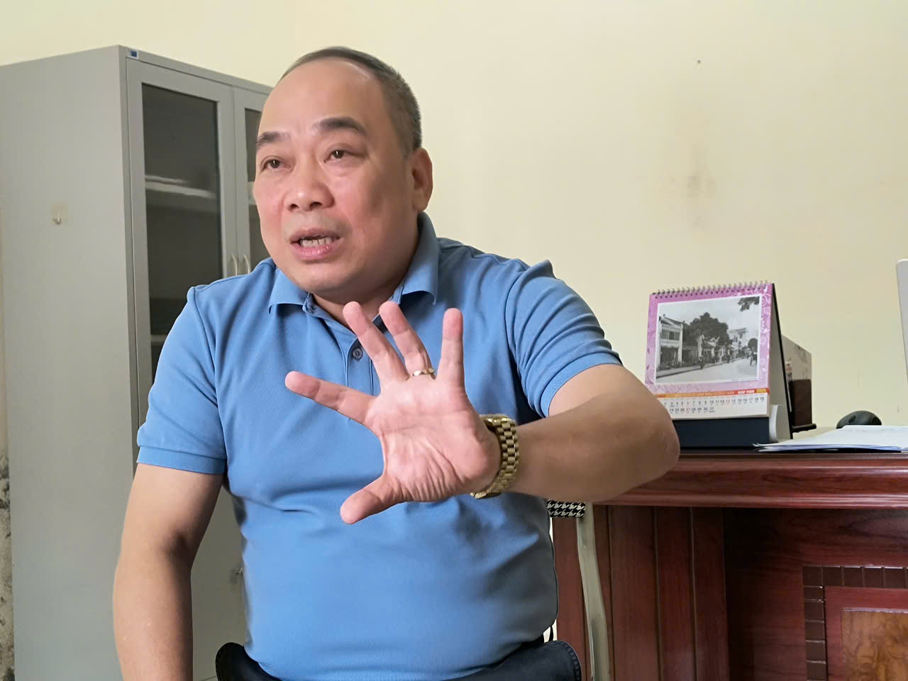 Ông Lương Thanh Hải, Chi cục trưởng Chi cục Thủy sản Hòa Bình: Tỉnh Hòa Bình xác định, du lịch là 'đầu kéo' để nâng tầm giá trị của thương hiệu tôm cá sông Đà, lấy chất lượng làm chiều sâu chứ không chạy theo số lượng, sản lượng. Ảnh: Trần Doanh.