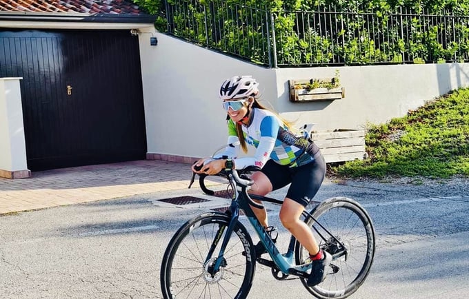 co-gai-viet-nam-chinh-phuc-giai-triathlon-lay-loi-nhat-the-gioi-085109_608.jpg Cuộc thi đấu đã mang lại cho bản thân Thanh Vũ nhiều trải nghiệm. Ảnh: ThanhVu