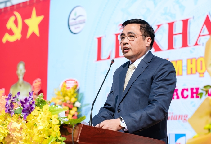 mtm05798-131103_193.jpg Thứ trưởng Nguyễn Quốc Trị phát biểu tại buổi lễ. Ảnh: Phạm Hiếu.