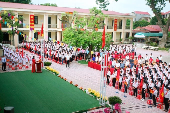 375835595_606758068291129_4376491891787688330_n-142420_147.jpg Trường THCS Minh Đức (huyện Việt Yên, Bắc Giang) tổ chức khai giảng năm học mới.