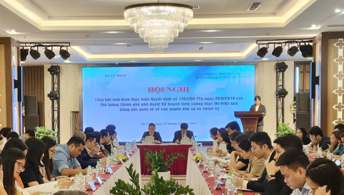 Hội nghị tổng kết tình hình thực hiện Quyết định 1252 tại tỉnh Hà Nam ngày 19/11.