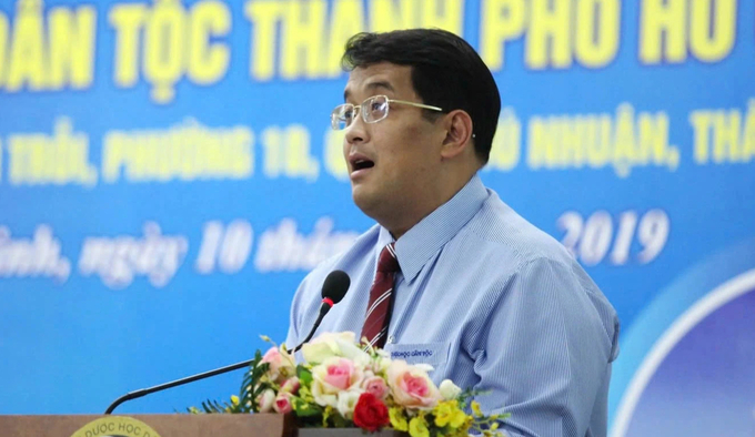 Ông Huỳnh Nguyễn Lộc trước khi bị bắt. Ảnh: TL.