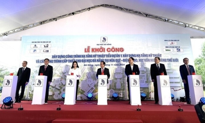 khoi-cong-dai-hoc-da-nang-124111_893.jpg Dự án Làng Đại học Đà Nẵng đã chính thức khởi công hạng mục đầu tiên xây dựng công trình hạ tầng kỹ thuật. Ảnh: Internet.