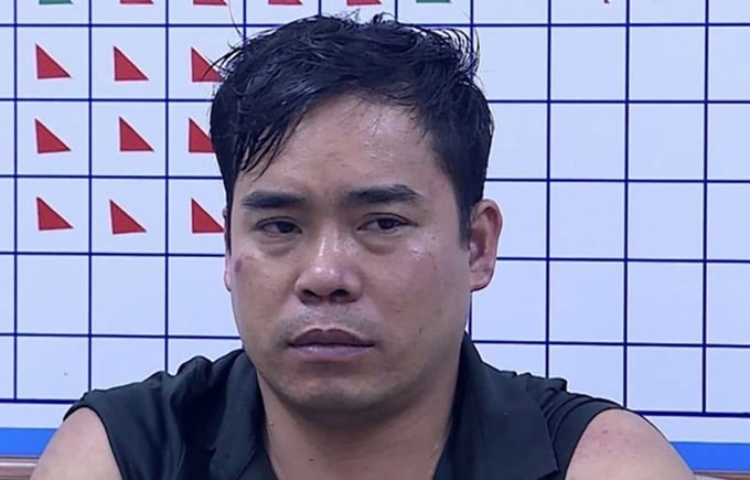 doi-tuonvg-124849_443.jpg Đối tượng Lập tại Cơ quan Công an. Ảnh: Công an tỉnh Vĩnh Phúc.