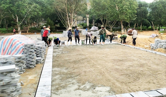 hai-thuong6-150945_867.jpg Nhiều hạng mục đã hoàn thành 95 - 97% khối lượng. Ảnh: Thanh Nga.