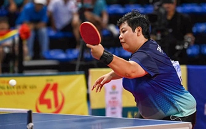 Mai Hoàng Mỹ Trang đã vô địch nội dung nữ giải đấu lần này. Ảnh: ND