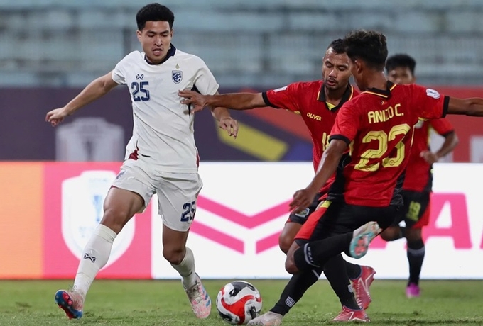 tl-083248_664.jpg Thái Lan có chiến thắng 10-0 trong trận đầu tiên tại ASEAN Cup 2024. Ảnh: VFF.