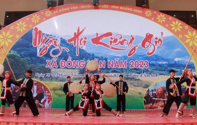 Lễ hội Kiêng gió của đồng bào dân tộc Dao Thanh Phán. Ảnh: Internet.
