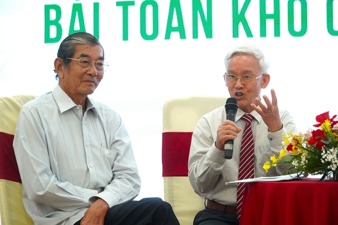 Delegates share solutions to build Vietnamese rice brand. Photo: Kim Anh.