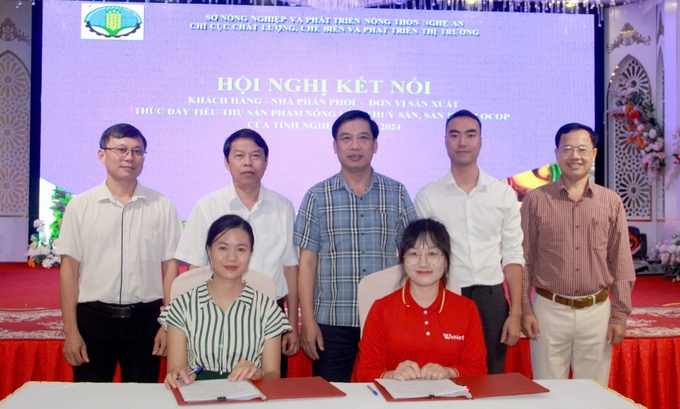 z6128446043750_6728a1824b3fbce6c2123ade0365c480-092821_123.jpg Ngành nông nghiệp Nghệ An đạt được những kết quả nổi bật trong quảng bá, xúc tiến thương mại năm 2024. Ảnh: TL.