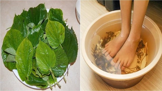 l-lt-171138_559.jpg Ngâm tay, chân trong nước ấm 5-10 phút trước khi đi ngủ là một cách để phòng ngừa bị cước. Ảnh minh họa.
