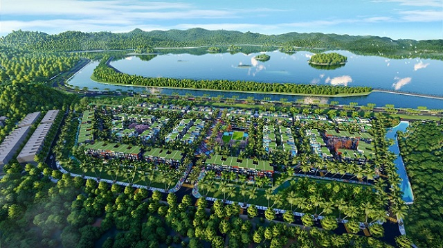 Thành phố của Vịnh Hạ Long trên cạn. Ảnh: CĐT.