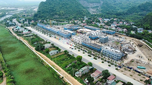 Thi công thần tốc kịp tiến độ tháng 10/2024, cả thành phố đi vào hoạt động. Ảnh: CĐT.