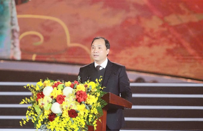 z6173271080604_064263bd4f7ad88082d44adeaa9cf2db-072952_788.jpg Bí thư Tỉnh ủy Hà Tĩnh Hoàng Trung Dũng phát biểu tại buổi lễ