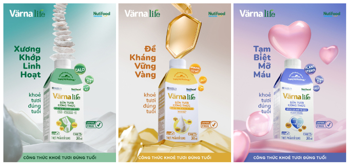 n2-110127_697.jpeg Ba dòng sản phẩm mới ra mắt của thương hiệu Värna Life. Ảnh: Nutifood.