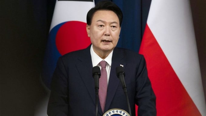 toa-an-han-quoc-ra-lenh-bat-giu-tong-thong-yoon-suk-yeol-084050_113.jpg Tổng thống Hàn Quốc Yoon Suk-yeol. Ảnh: Getty.