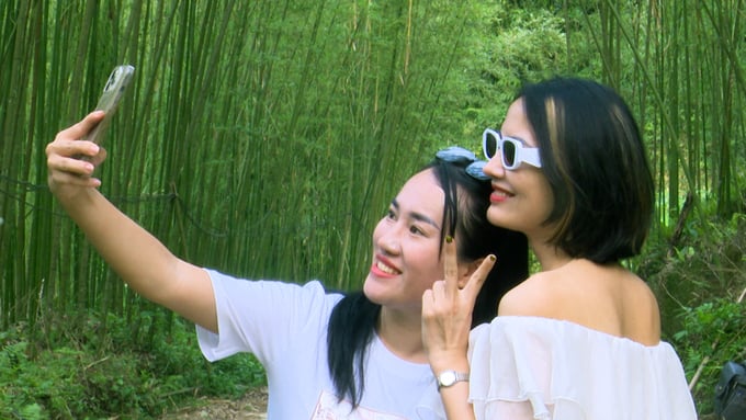 chiem-nguong-ve-dep-me-dam-rung-truc-pu-lau-153110_850.jpg Du khách tham quan rừng trúc Pù Lầu. Ảnh: Ngọc Tú.