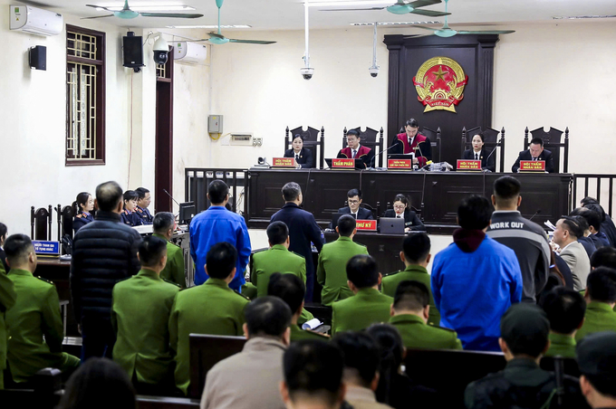 toa-van-68912-104428_296.jpeg HĐXX phiên sơ thẩm TAND tỉnh Thái Bình. Ảnh: N.Hưng.