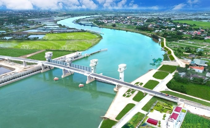 1-141851_923.jpeg Công trình đầu mối Lèn - Dự án KEXIM1'. Ảnh: CPO Thủy lợi.