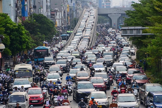 un-tac-giao-thong-ha-noi-095557_263.jpg Năm 2025, Hà Nội tập trung giải quyết từ 8-10 điểm ùn tắc giao thông. Ảnh: Internet.