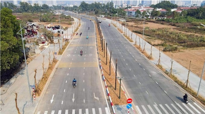 le-quang-dao-094602_684.jpg Khai thác tạm đoạn tuyến thuộc dự án đường Lê Quang Đạo kéo dài. Ảnh:Internet.