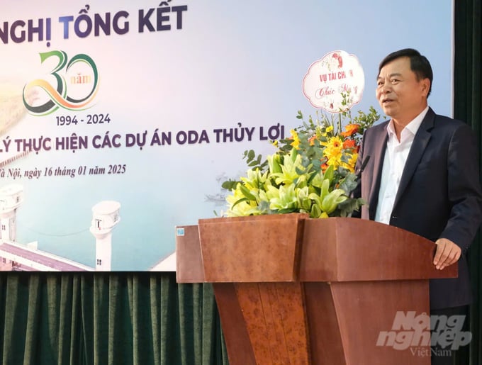 z6235721436041_601b32d90e7e3cb2479b7e02eeb35948-222141_926-222141.jpg Thứ trưởng Nguyễn Hoàng Hiệp phát biểu tại Hội nghị 30 năm thành lập Ban CPO. Ảnh: Thái Bình.